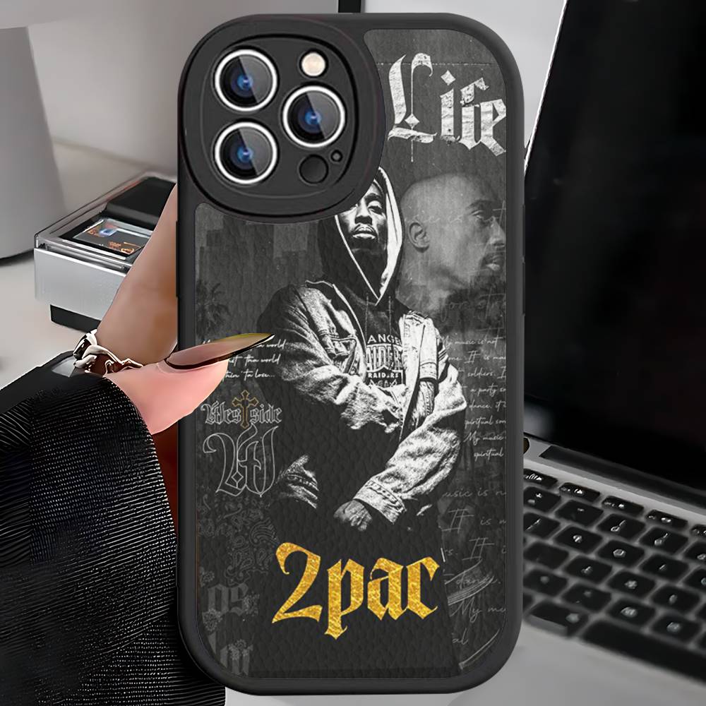 

Американский рэпер T-Tupac S-Shakur Чехол для телефона для IPhone 16 15 14 13 12 11 Pro Max Plus Кожаная обложка iPhone 14 pro