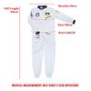 Men's Astronaut Costume Spaceman Suit Jumpsuit Halloween Adult Costumes for Men Funny Cosplay Party