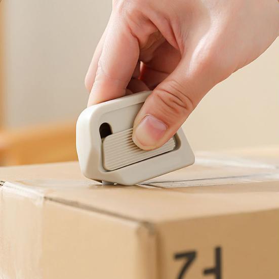 Magnetic Folding Cutter with Ceramic Blade Pocket Size Right-Angle Grooves Box Opener Cutter Portable Collapsible Cutting Tools