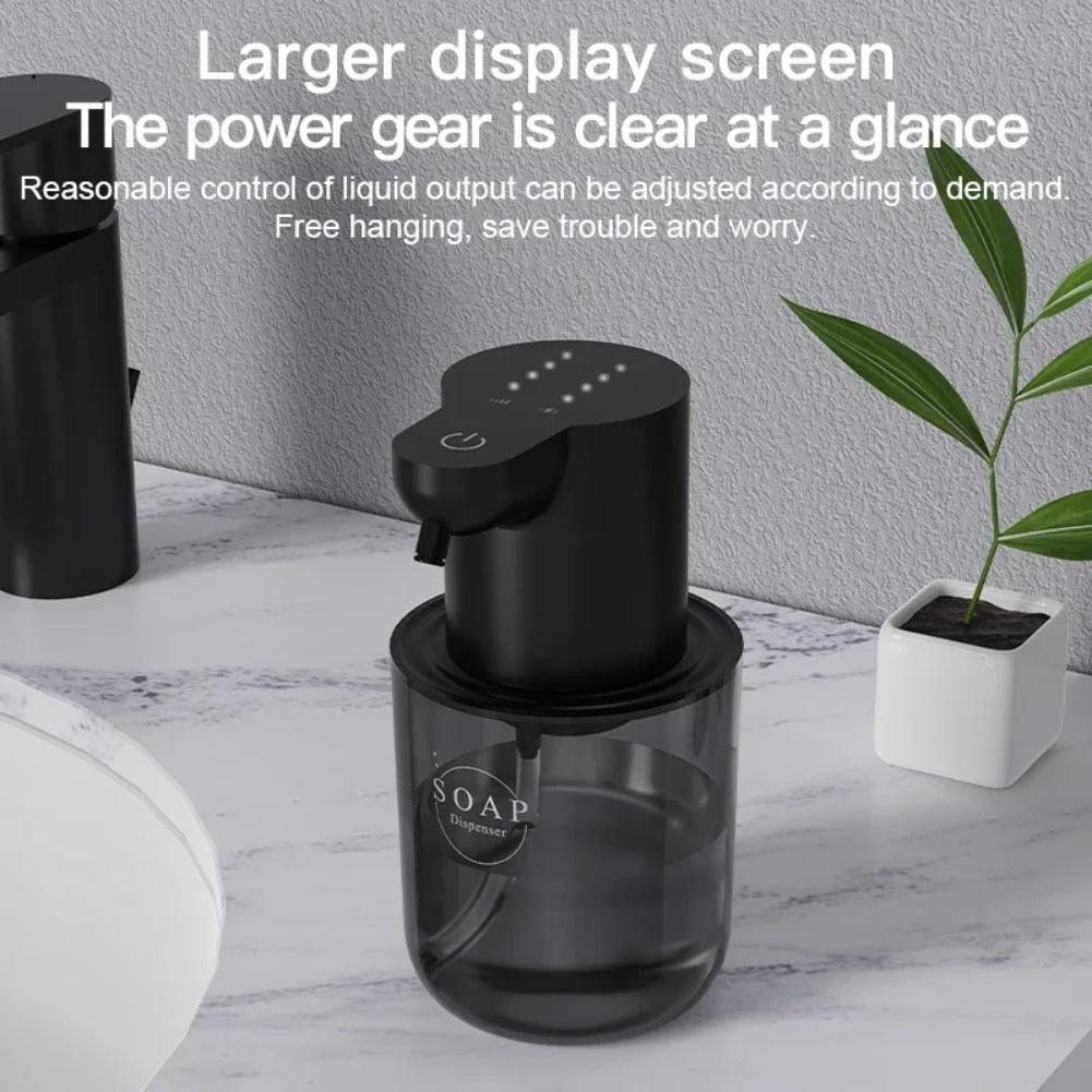 For Bathroom Foaming Soap Dispenser Automatic Soap Dispenser Home Use Office Use Adjustable Foam Output Dispenser Compact Design