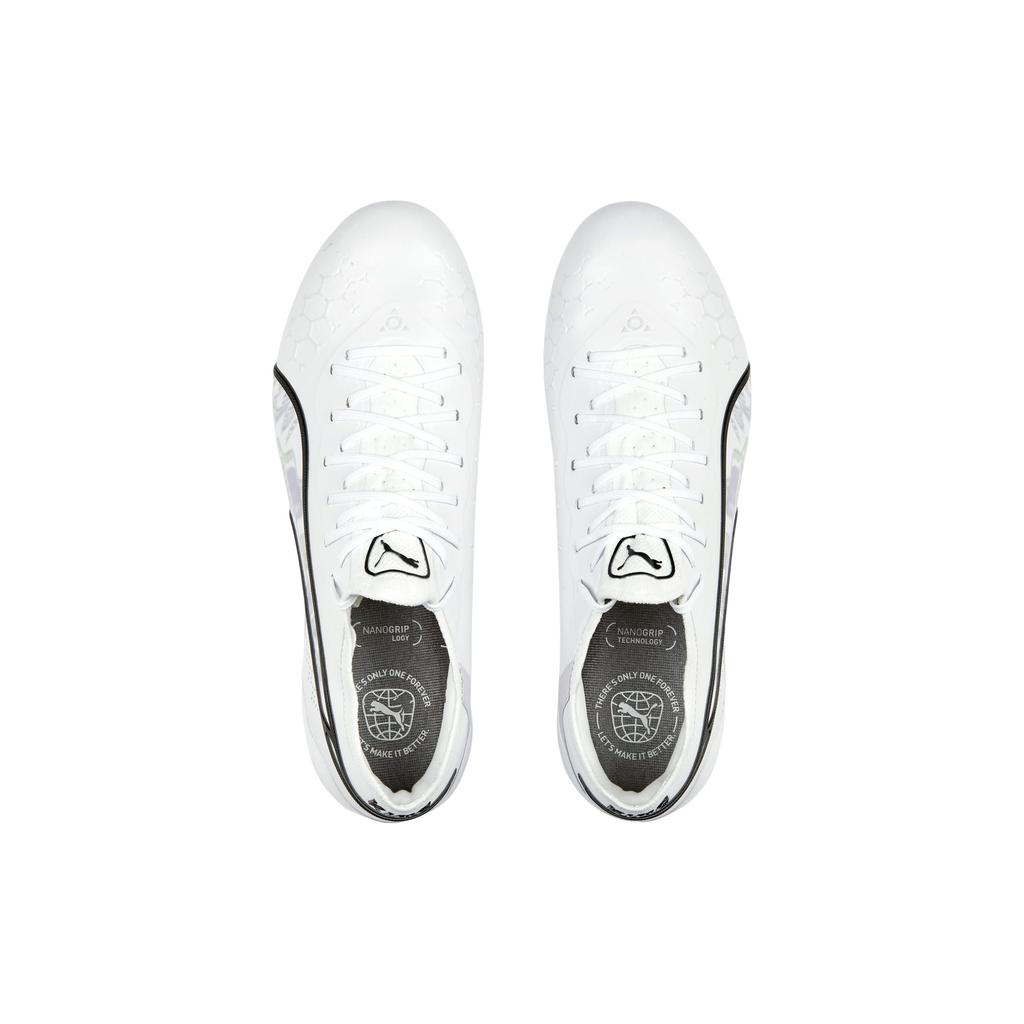 Puma  King Ultimate FG AG Brilliance Women Sneakers White Black Spring-Lavender 107328-01