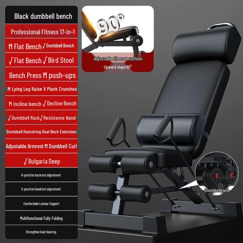 Multi-functional Adjustable Dumbbell Bench