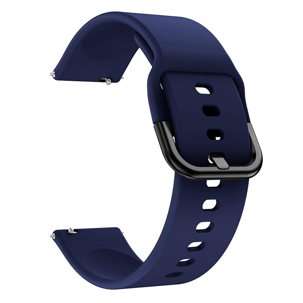 

22 мм силиконовый ремешок для умных часов Xiaomi Mi Watch/color 2 S2 46 мм/42 мм S1 Active/S1 Pro, ремешок S4 Sport/S3, регулируемый браслет 1PCS 22MM полуночно-синий