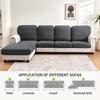 Thick Sofa Seat Cushion Cover Cat-Proof Scratch-Resistant Fabric Anti-Slip Waterproof Sofa Protector Soft Washable Pet-Friendly