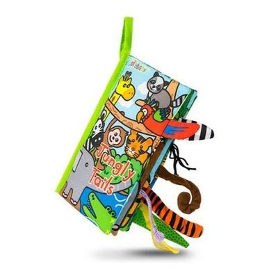 Jollybaby 3D Tail Cloth Book - Jungle Tales