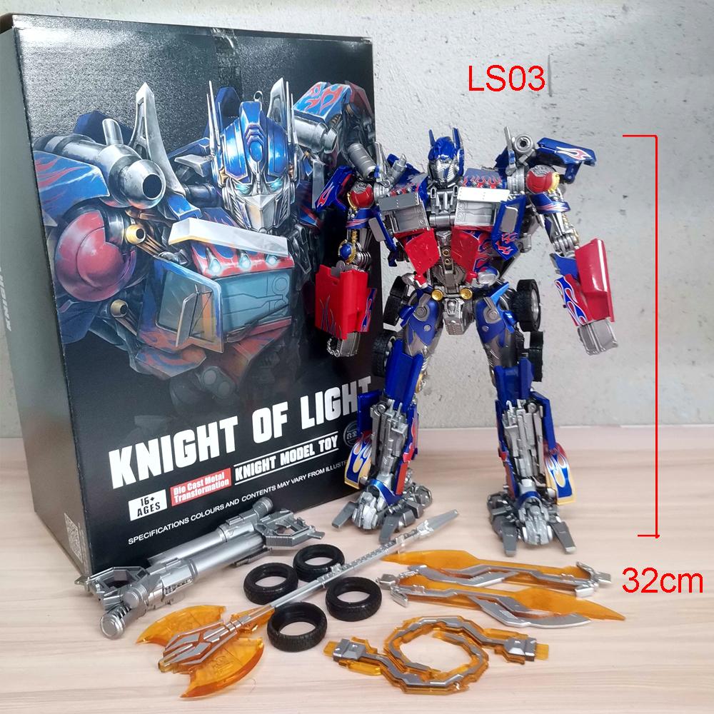 Transformation Robot Optimus Commander Deformation Action Figure Toys BMB LS03 OP LS03F Articulated Collectible Detailed Movable Poseable Scale