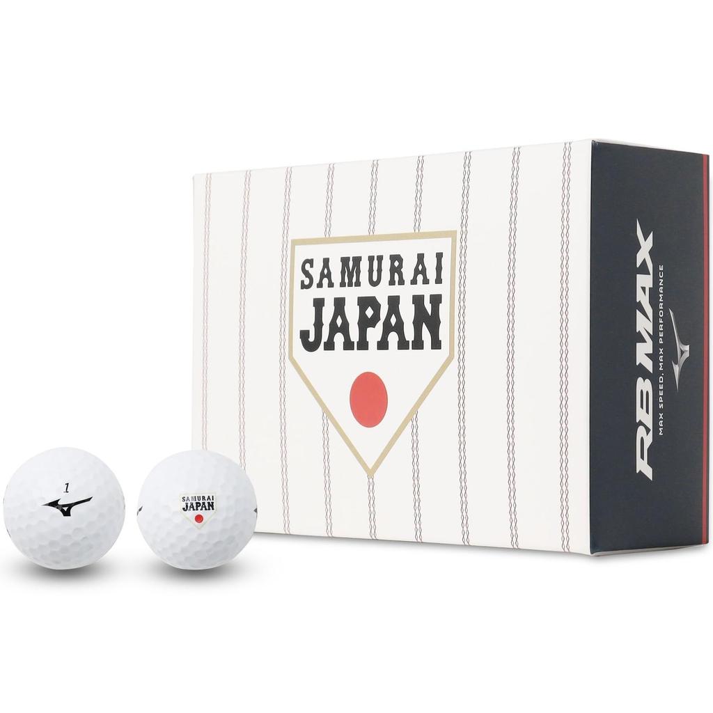MIZUNO Golf Samurai Japan RB MAX Golf Balls, Unisex, 6-pack, 5NJBO739