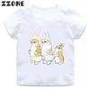 Cute Cat Drawing Print Kids Cartoon Funny TShirts Harajuku Casual Kawaii Baby Boys Summer T Shirt Children Tops Girls Clothes