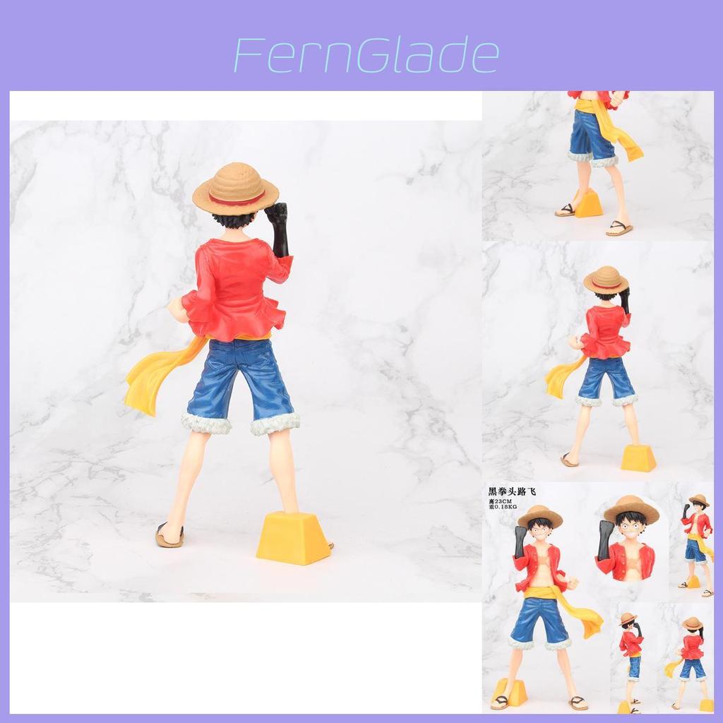 One Piece Luffy Black Fist Action Figure Pvc Model Collectible Anime Statue