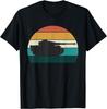 Retro Sunset Tank Silhouette T-shirt