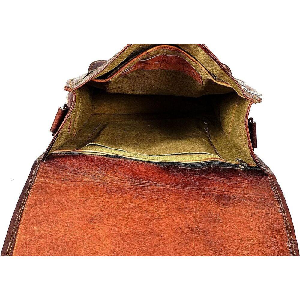 18-дюймовый кожаный рюкзак 2 в 1 для ноутбука — фото 8