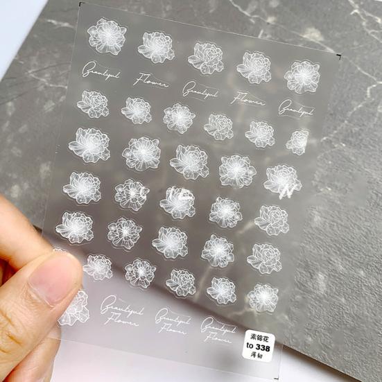 Delicate Manicure Sticker Soft Texture 5 Styles Stain-resistant