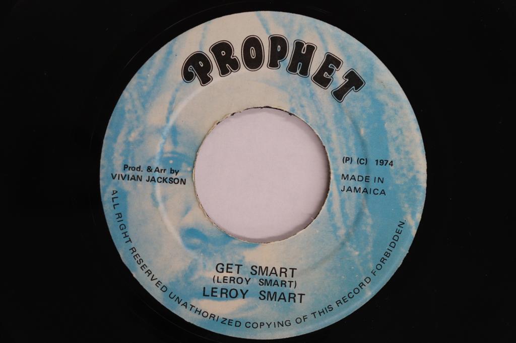 7inch Record LEROY SMART - Get Smart NONE Prophet Jamaica Reggae, Ska & Dub Used