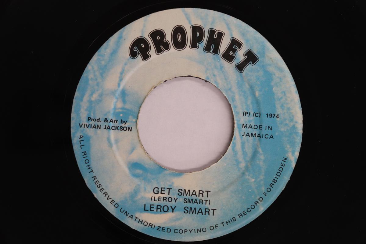 

7inch Record LEROY SMART - Get Smart NONE Prophet Jamaica Reggae, Ska & Dub Used