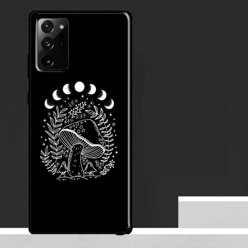 Cottagecore Magic Mushroom Frog Moon Case For Samsung Galaxy S25 Ultra S21 S22 S23 S24 Ultra S9 S10 S20 Plus S25 FE Phone Cover
