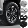 4 Stück 60mm Auto Radkappe Radnabendeckel Emblem für Mitsubishi Asx Outlander Lancer 10 3 L200 Xpander Pajero 4 Montero V73 Triton