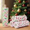 20Pcs Christmas Microfiber Cleaning Cloth Christmas Themed Print Tear-Away Reusable Paper Towel Super Absorbent Cleaning Sheets