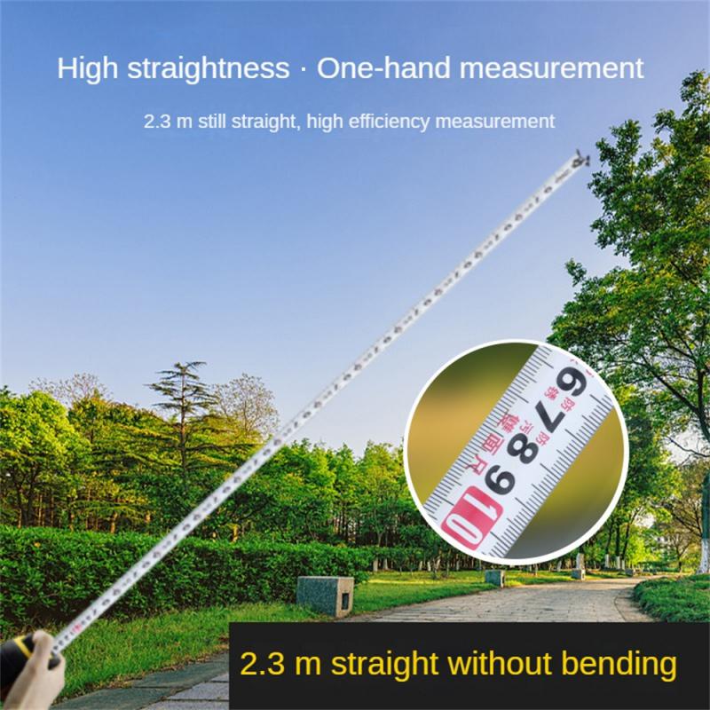 Ruletă de înaltă precizie Feng Shui riglă Ding Lan riglă măsurare cerc prelucrare lemn 5/7.5/10m riglă bobină de oțel