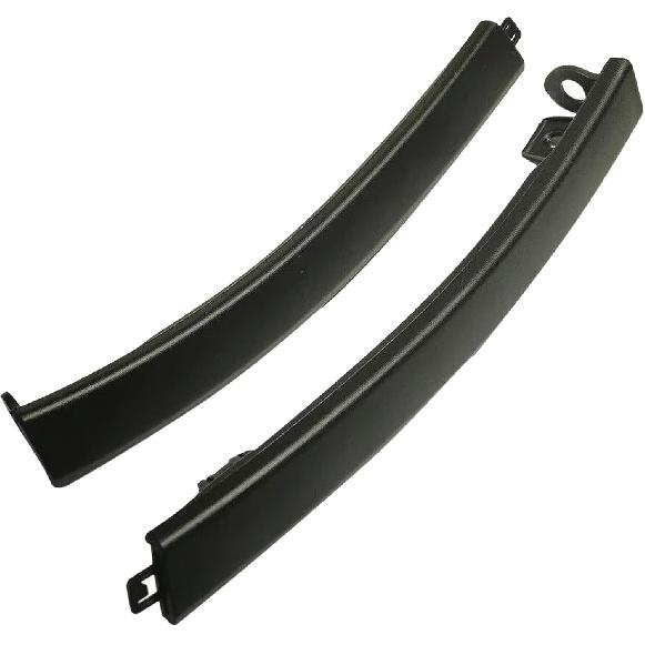 Front Bumper Filler Trim Black 2 Pcs Left & Right Side Replacement for 2007-2011 CR-V 71103-SWA-000