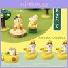 Resin Craft Miniature Gift Set With Yuzu Cats And Ducks For Home Decor And Collectors