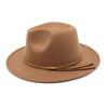 Fedora Hat Woolen Top Hat Jazz Hat Men'S And Women'S Woolen Hats
