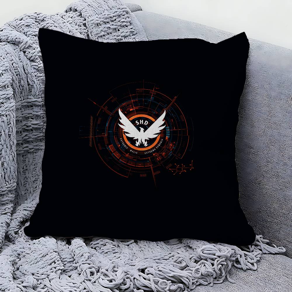 T-Tom clancy's the division Cushion Cover Inches Farmhouse Decor Home Throw Pillow Covers for Couch Decorations