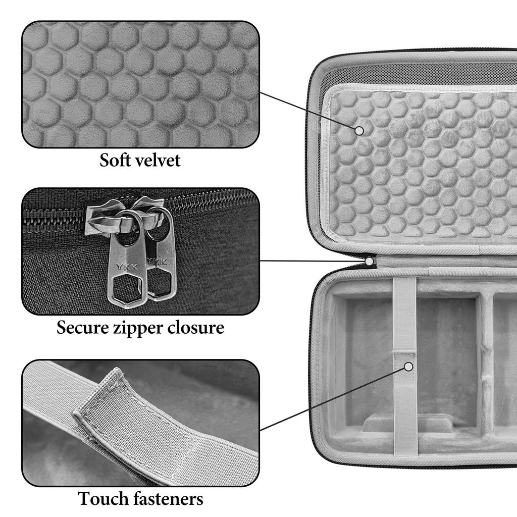 Musiin Audio Interface Tragetasche Kompatible Hartschalen-Reisetasche für Apollo Twin X DUO Gen 2QUAD Gen 2 (Dunkelgrau)