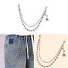 Dark Fantasy Waist Chain With Lobster Clasp And Double Layer Spider Design For Adults