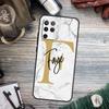 PERSONALIZED CUSTOM MARBLE INITIAL NAME Case For OPPO A78 A98 A58 A15 A17 A77 A5 A9 A53 A96 A76 A16 A54 A74 A94 A52 A72 A79 A57S