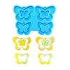 Silicone Mold Life Tree Shape Keyring Mould Epoxy Resin Mould Butterfly Keychain Pendant Making Molds for DIY Enthusiast