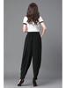2025 Women's High Waist Casual Harem Pants - Spring/Summer Plus Size Slimming, Loose Fit, Lantern-Style Trousers