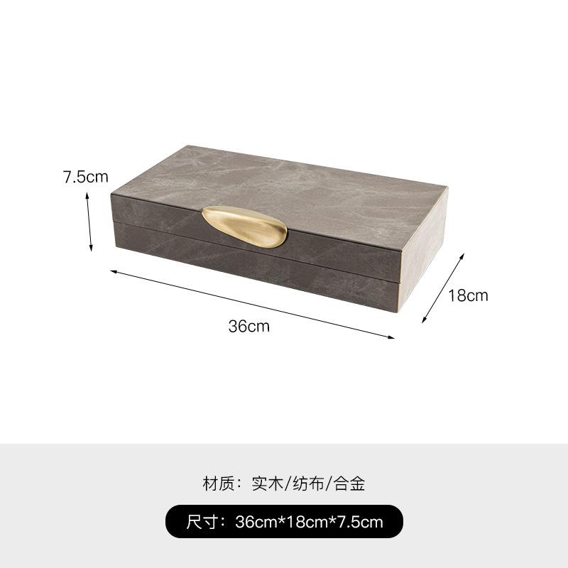 Non-woven Fabric Rectangular Storage Box Accessory Box Desktop Storage Container Jewelry Organizer Home Organization