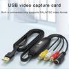 USB Videoaufnahme 1080P VHS VCR Kartenadapter TV zu Digital Konverter RCA
