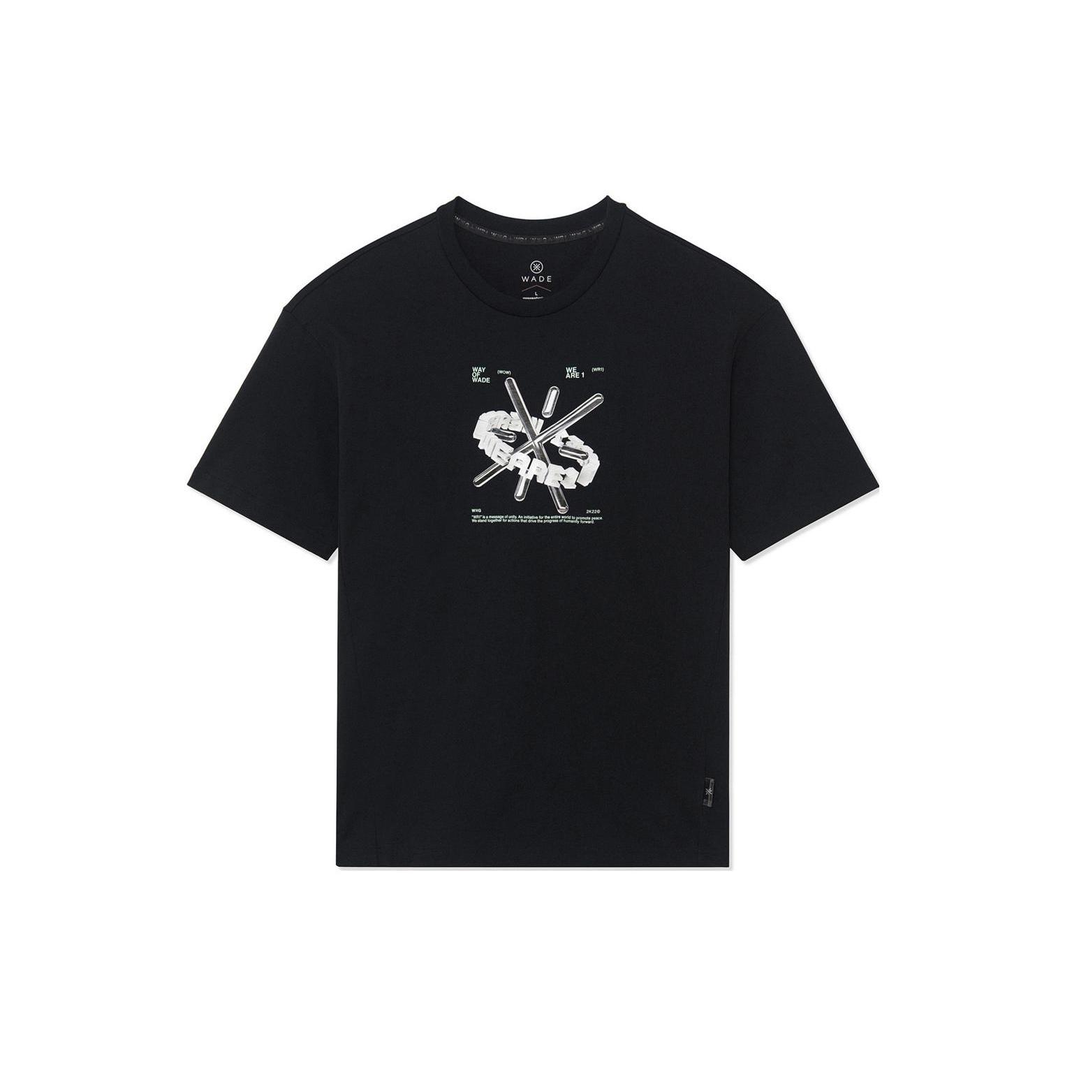 Li-Ning x Glare Way Of Wade Graphic T-shirt  Black  Men s AHSS645-1 S