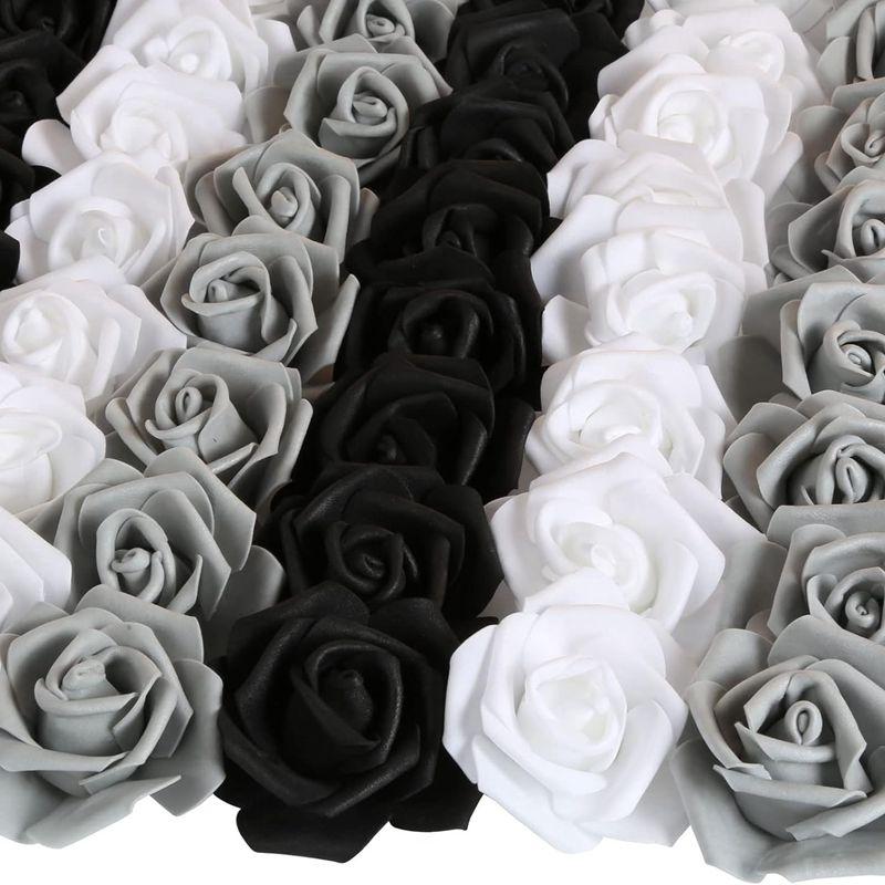 10/20/40 Stück Künstliche Rosenköpfe 7CM Kunstblumen Hochzeitsdekoration Wohnzimmer Dekoration Gartenparty DIY Girlande Zubehör