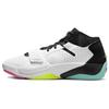 New Jordan Zion 2 Cushioning, Slip Resistant, And Abrasion Resistant Low Top Basketball Shoes Men's White Black DO9161-107