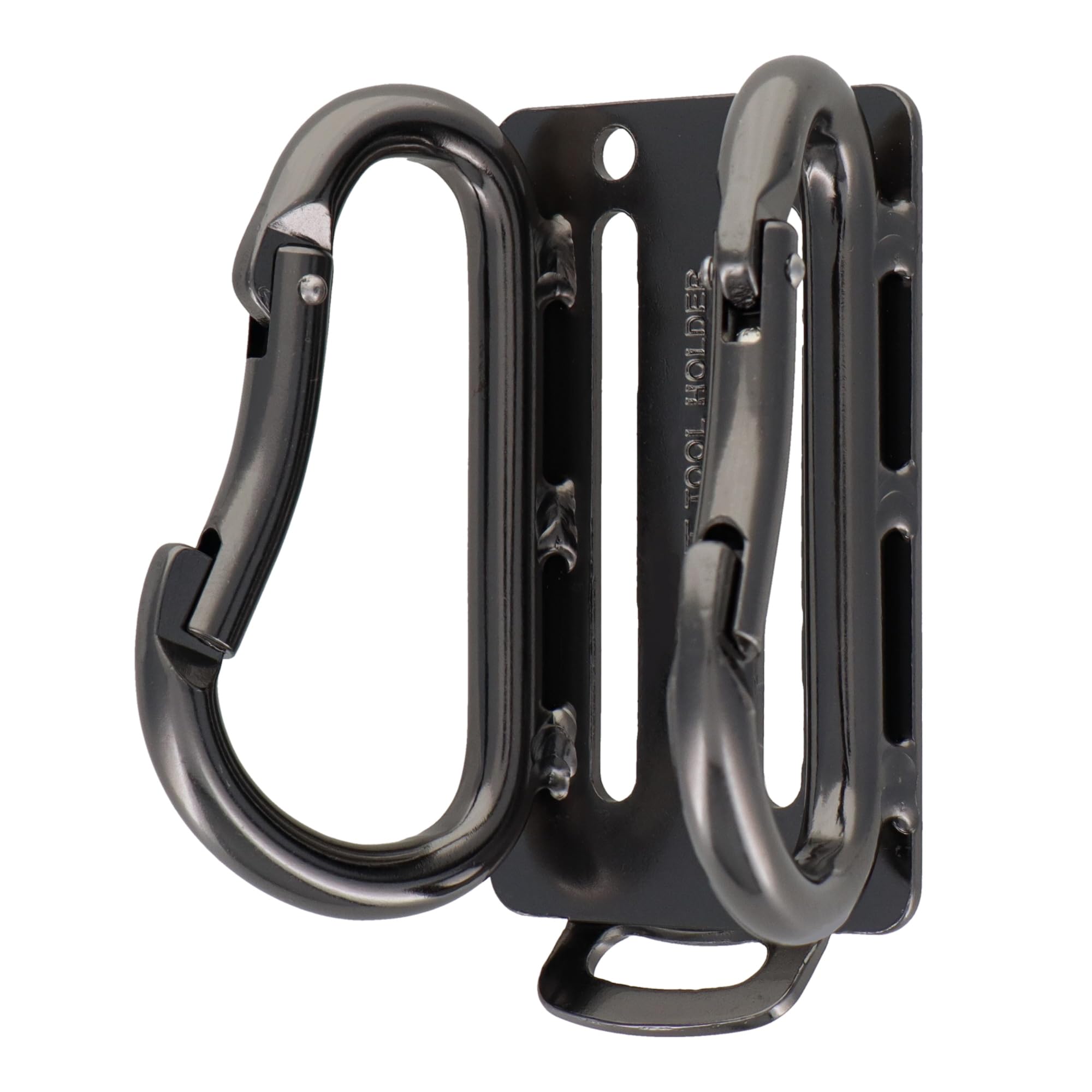 

Sankyo Corporation DBLTACT Double Carabiner Tool Small x Holder, Small, Steel, Gunmetal, DT-THW-855G