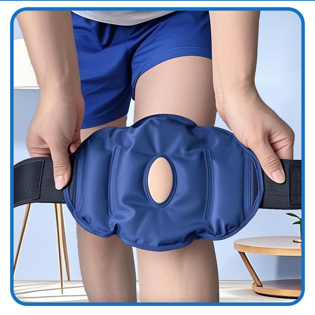 Reusable Knee Ice Pack Wrap Ice Pack for Knee Adjustable Cold Compress Cold Therapy Gel Pads for Pain Relief Sports Injuries