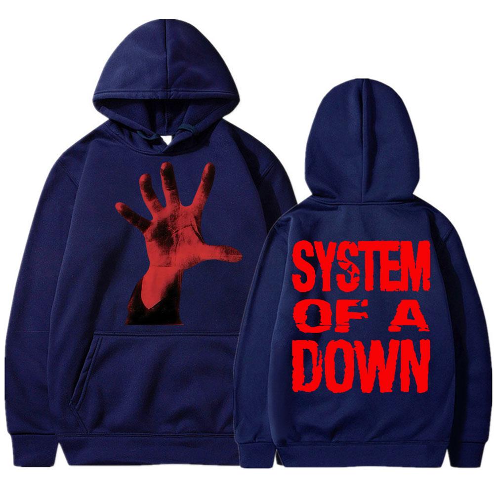 Rock Band System of A Down Band Hoodie Fashion Metal Gothic Harajuku Hip Hop Sweatshirt Men Women Tracksuit