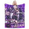 Singer V4Flower Vflower Chibi Flannel Blankets Winter  Super Soft Throw Blanket For Children Home Decor Bedspread Sofa Bed Cover