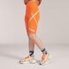 Adidas Stella McCartney Tpa Bike T Striped Print Back Zipper Pocket Sports Pants Women Pants Orange HT5015