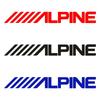 Osobowość Alpejskie Logo Naklejka Samochodowa Tuning Laptop Bagażnik Naklejka Winylowa Pokrywa Rysy Wodoodporny PVC Hurtowa Sprzedaż