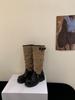 Coarse heel French western cowboy boots women's boots autumn and winter new tall stacking boots