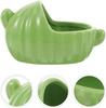Hamster Bathtub Small Animal Sand Bath Container Food Bowl Guinea Pig Bath Holder Washable Hide Hamster Pet Cooling Tub Ceramics