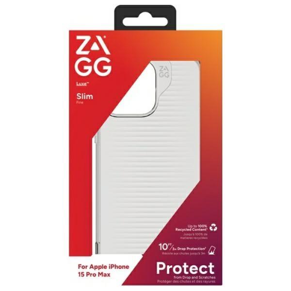Zagg Luxe Case For Iphone 15 Pro Max      Transparent/Clear