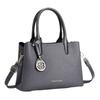 Pu Leather Small Square Tote Bag With Magnet Closure For Daily Use
