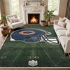 Alfombra Felpudo Chicago Bears para Sala de Estar o Dormitorio Alfombra Protectora Debajo de la Silla Decoración de Oficina Regalo de Navidad Regalo de Cumpleaños
