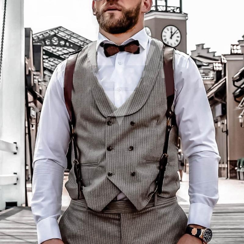 PU Leathers Suspenders for Men, Vintage Men Harness Punk Apparels Strap Chest Shoulder Belt Accessories