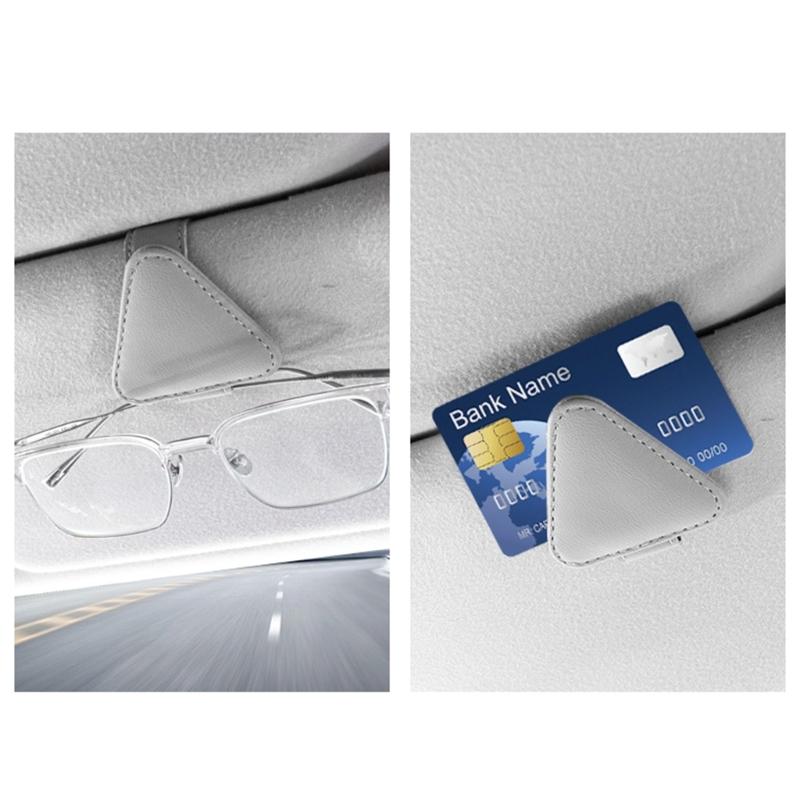Multifunctional Eyeglass & Sunglass Holder for Car Compact & Practical Sunglass Storage Stylish Car Sunglasses Clamp