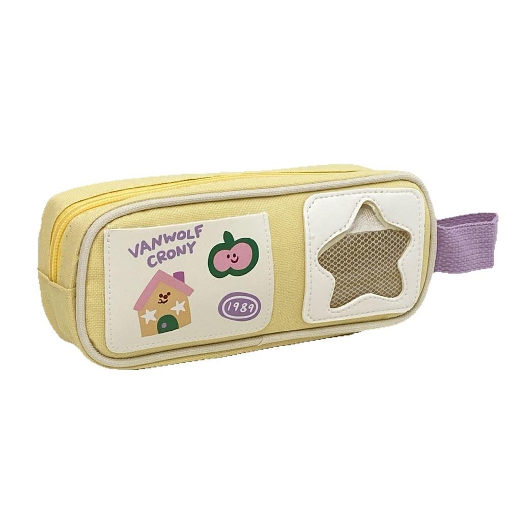 Rabbit Cartoon Stationery Bag Picnic Series Pen Pencil Case Kawaii Pencil Bag  Boys Ang Girls